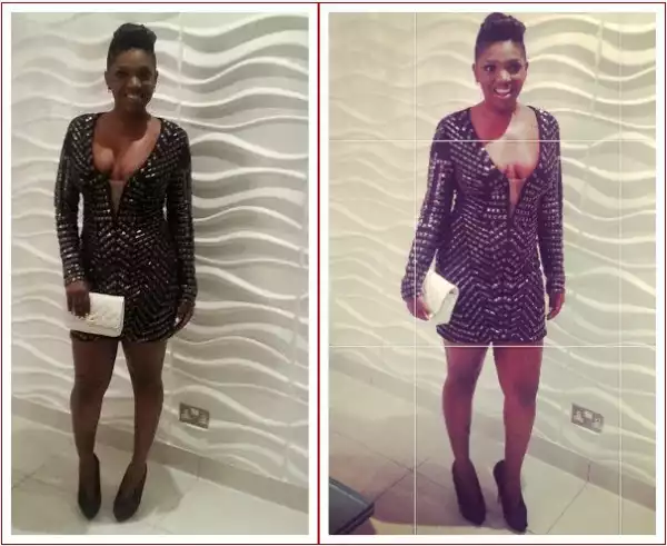 Annie Idibia’s Lovely Red Carpet Look Last Night (Photos)